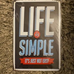 Vintage like sign , great for a mans cave or a she shed !